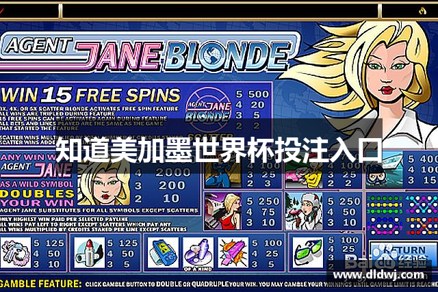 知道美加墨世界杯投注入口